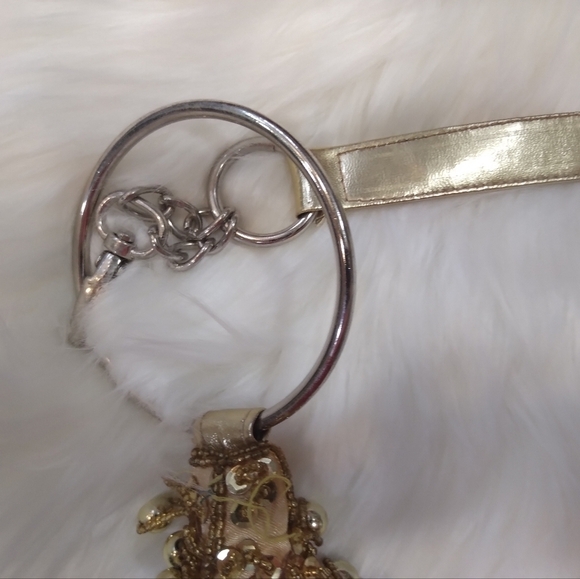 Aldo Beaded Sparkly Gold Purse - Picture 9 of 15